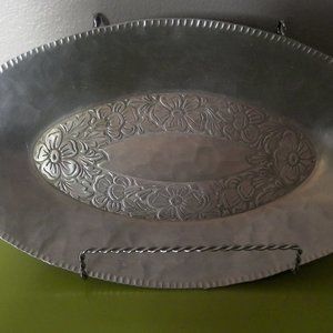 Intaglio Design by E.M.P.C. Forged Aluminum Serving Tray